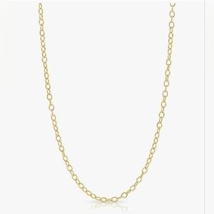 NIB 14k Yellow Gold Rolo Chain 22" Length, 2mm Wide